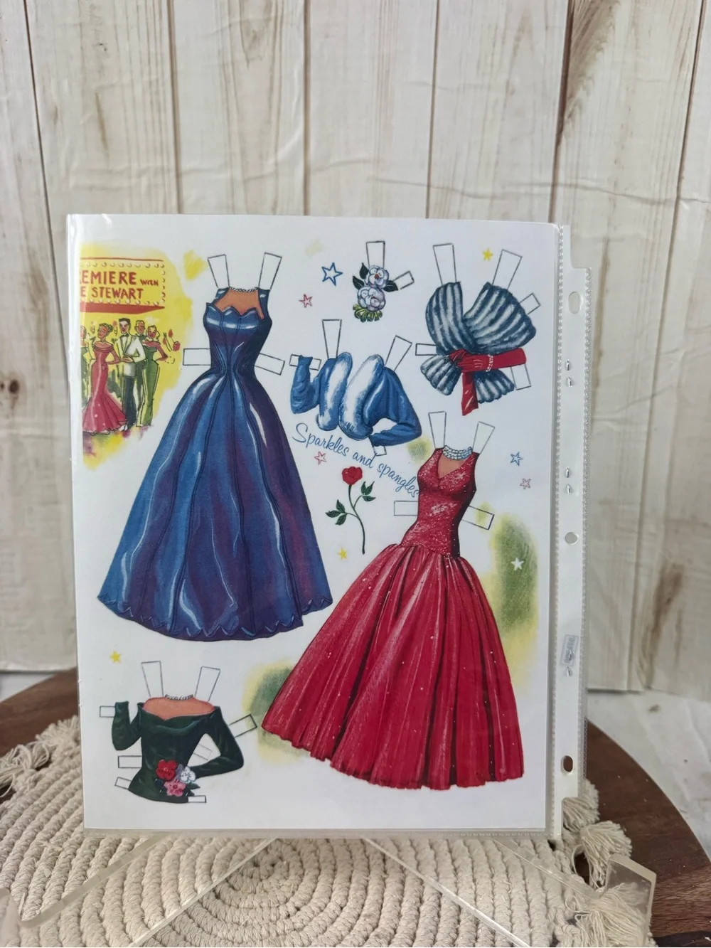 Elaine Stewart Vintage Cut-Out Dolls Cover Art Print